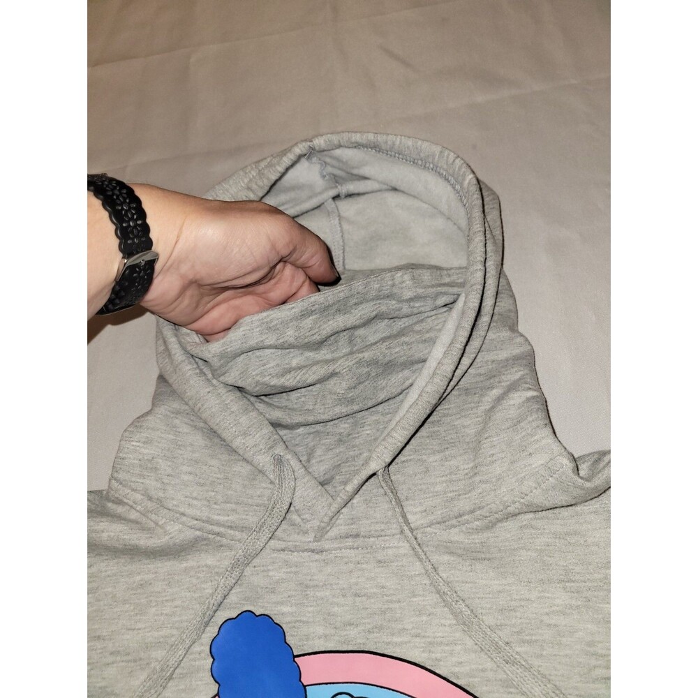 The Simpsons Hooded Sweatshirt Womens Medium Turtleneck Gray Soft - Picture 3 of 14